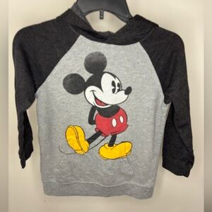 Disney Parks Vintage Mickey Mouse Kids Hoodie Size Medium